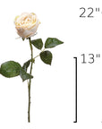Size guide: 22 inches overall, splits at 13 inches