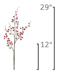 Size guide: 29 inches overall, splits at 12 inches