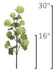 Size guide: 30 inches overall, splits at 16 inches