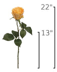 Size guide: 22 inches overall, splits at 13 inches