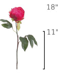 Size guide: 18 inches overall, splits at 11 inches