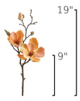 Size guide: 19 inches overall, splits at 9 inches