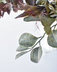 Grayed Green and Purple Fall Pumpkin Drop-In Bouquet Arrangement 5F