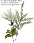 Greenery Bundle for 7.5" Tree