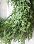 26" Faux Mixed Greenery Wreath