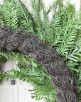 26" Faux Mixed Greenery Wreath