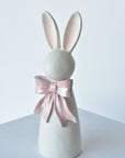 9.5" Bunny Figure With Metallic Bow