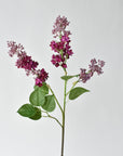 34.5" Faux Vibrant Pink/Purple Lilac Stem