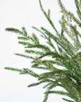 20" Faux Whitewash Green Norfolk Pine Spray Bush