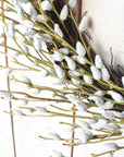 23" Faux Pussy Willow Wreath