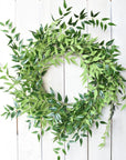 30" Faux Ruscus Wreath