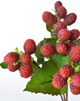 12" Faux Raspberry Stem Bundle