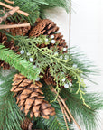 30" Faux Mixed PIne, Juniper, and Pinecone Wreath