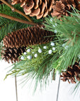 30" Faux Mixed PIne, Juniper, and Pinecone Wreath