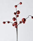 21" Jingle Bell Spray Red
