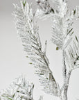 37" Faux Flocked and Iced Pine Stem