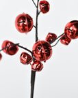 21" Jingle Bell Spray Red