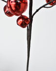 21" Jingle Bell Spray Red