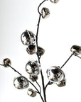 21" Jingle Bell Spray Silver
