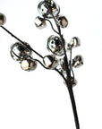 21" Jingle Bell Spray Silver