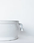Creamware Oval Cachepot with Pomegranate