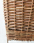 11" x 17" Wicker Basket w/Handle