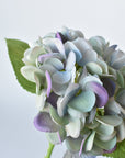 13" Faux Blue/Purple Real Touch Hydrangea