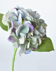 13" Faux Blue/Purple Real Touch Hydrangea