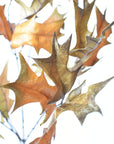 32" Faux Holly Leaf Stem Branch