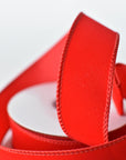 1.5" x 10 Yard Classic Outdoor Red Faux Velvet Ribbon