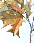 32" Faux Holly Leaf Stem Branch