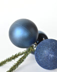 Dark Blue Plastic Ornament Cluster