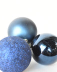 Dark Blue Plastic Ornament Cluster