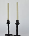 10"H Hobb Nail Taper Candles