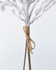 29.5" Faux Flocked Twig Bundle (3 Stems)