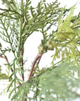 16" Faux Cedar with Pod Stem