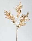 23.5" Faux Gold Metallic Hemlock Pine Spray