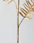 23.5" Faux Gold Metallic Hemlock Pine Spray