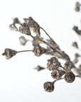 21" Faux Ice Glittered Twig with Pod Bundle (3 Stems)