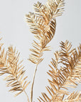 23.5" Faux Gold Metallic Hemlock Pine Spray