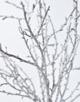 31" Faux Ice Glittered Twig Bundle (3 Stems)
