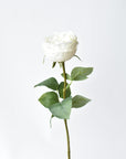 26" Faux Garden Rose - Off White