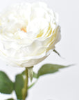 26" Faux Garden Rose - Off White
