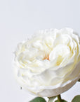 26" Faux Garden Rose - Off White