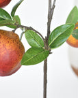 38" Faux Pomegranate Fruit Branch