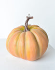 5.5" x 6" Faux Faded Orange Pumpkin