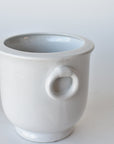 Creamware Cachepot with Ring Handles