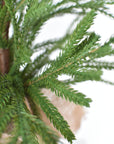 26" Faux Norfolk Tree in Stonemix Pot w/Burlap Root Ball