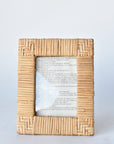 Woven Rattan Picture Frame (holds 4x6)