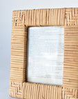 Woven Rattan Picture Frame (holds 4x6)